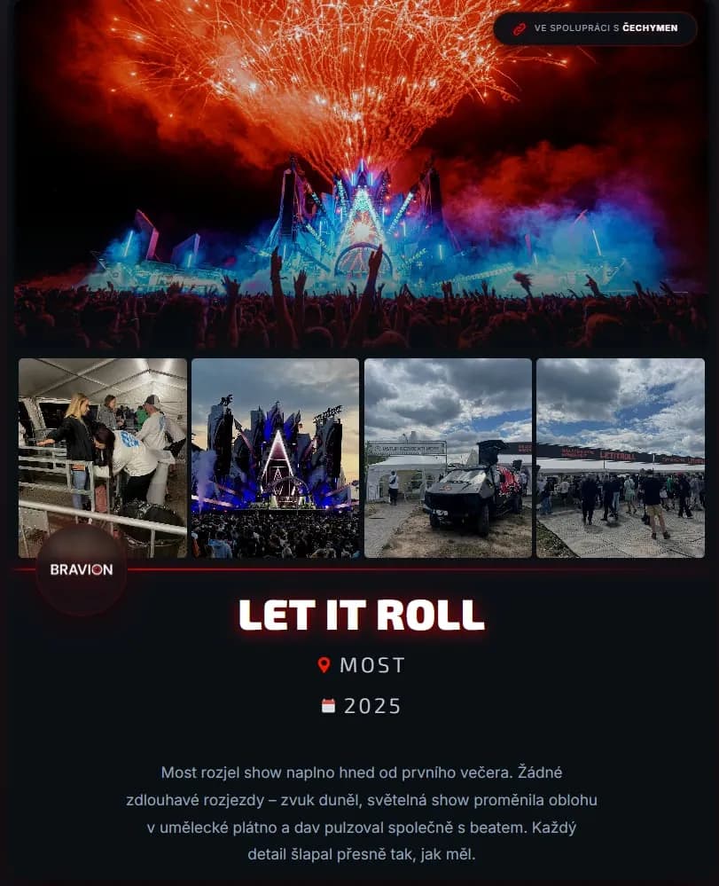 Security na festivalu Let It Roll Milovice