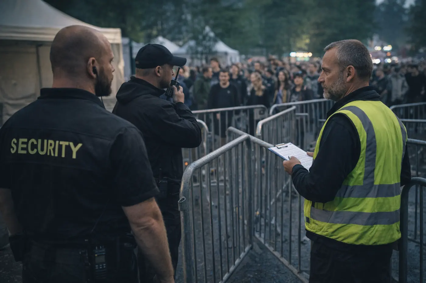 Ostraha veřejných akcí: co musí mít pořadatel i security tým srovnané