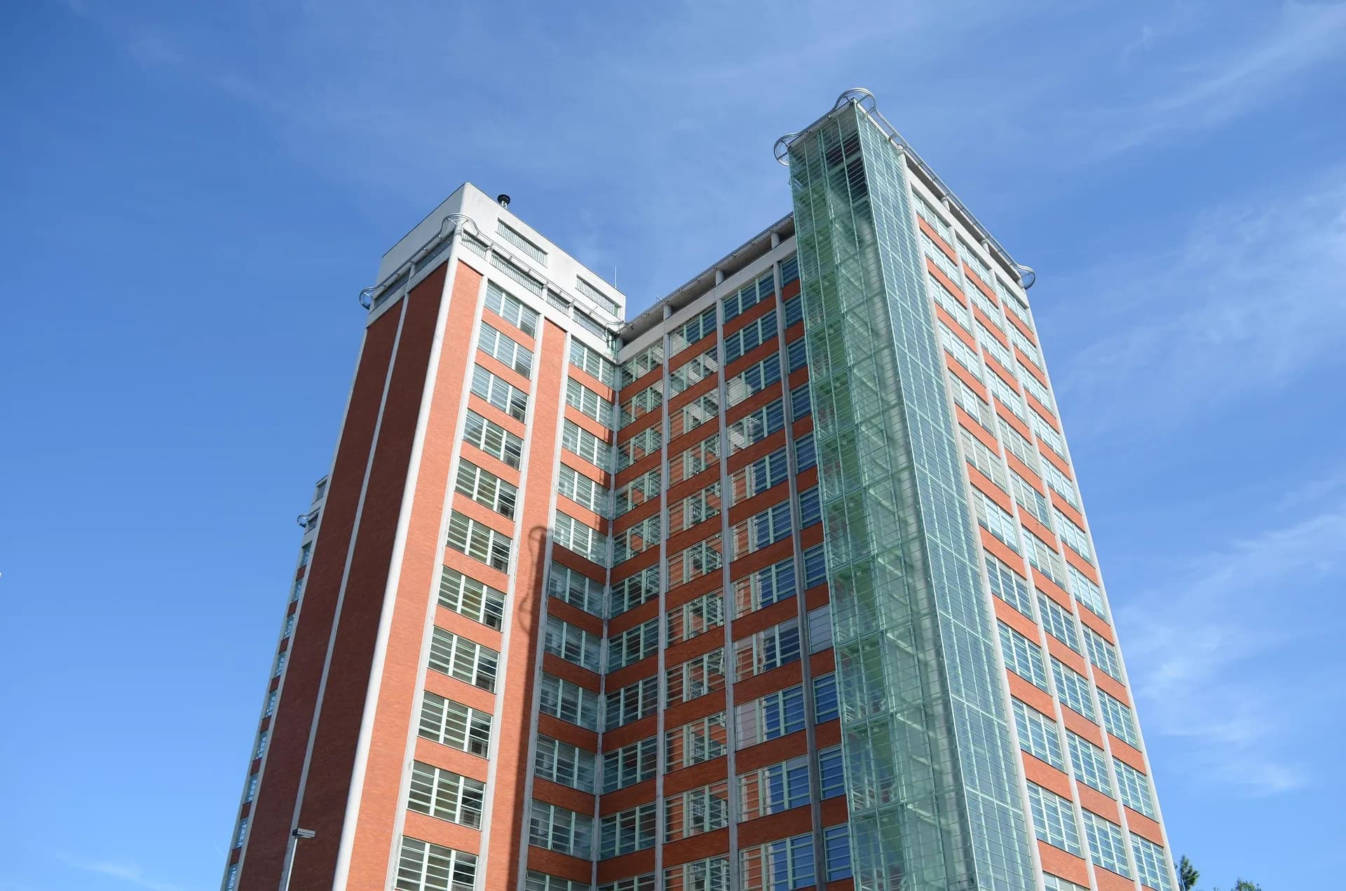 High-rise buildings in Zlin
