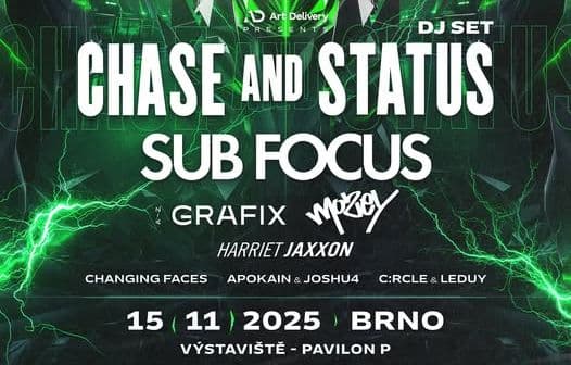 Realizace: Chase & Status na Výstavišti Brno