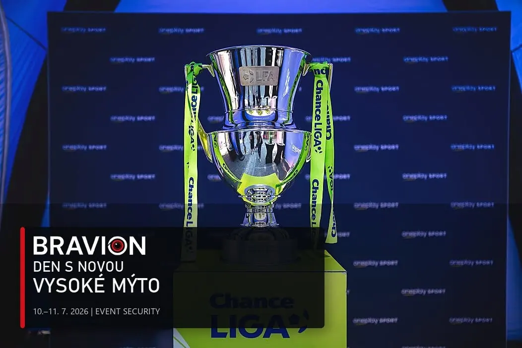 Trofej Chance Ligy v návštěvnické zóně Nova Sport ve Vysokém Mýtě