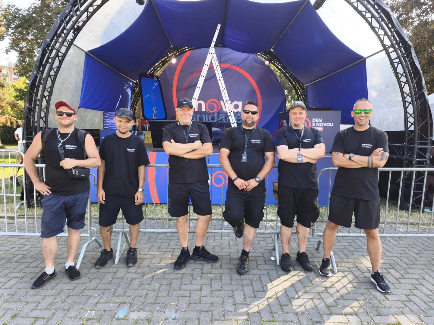 Bravion security team during an event assignment