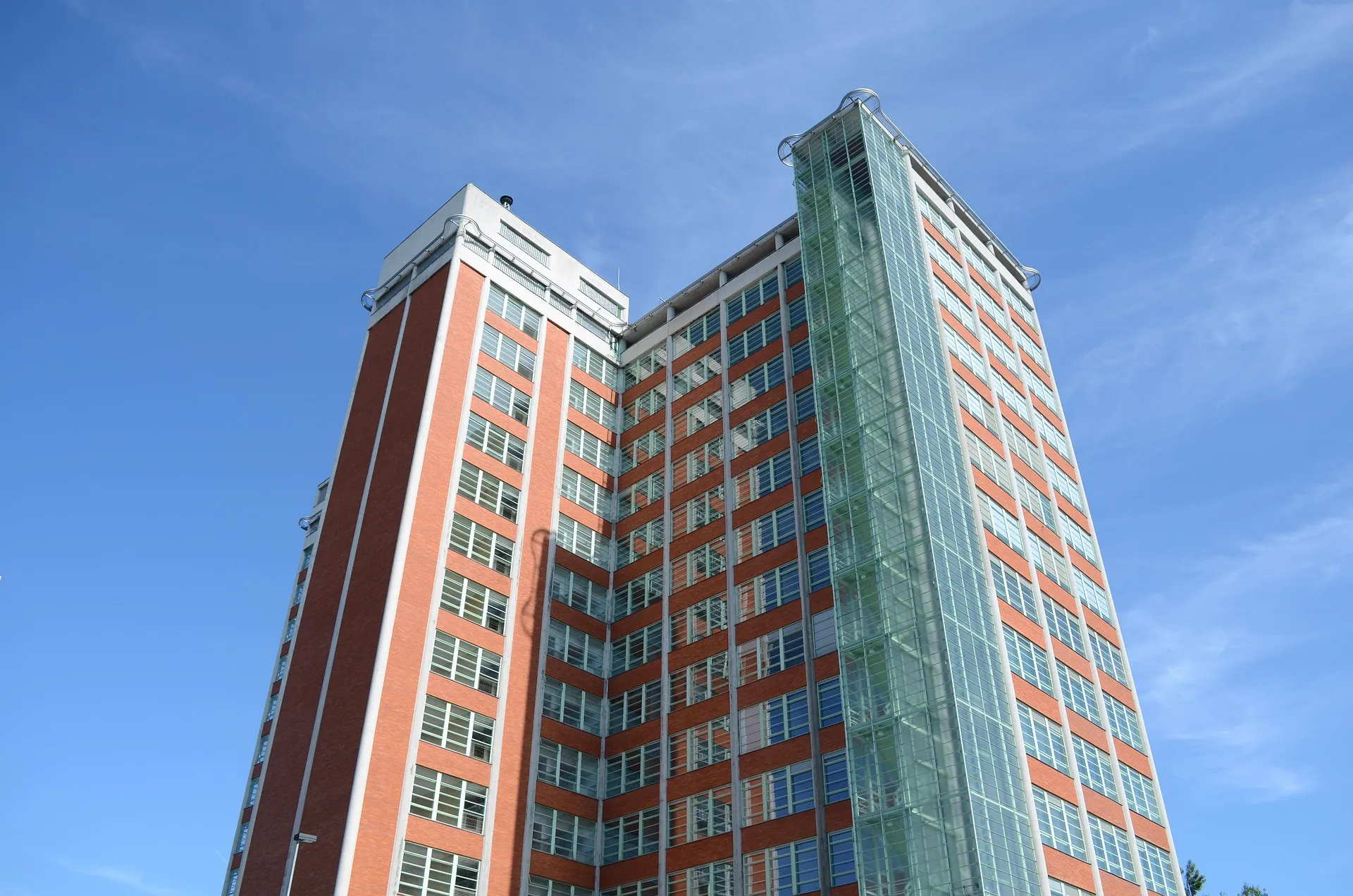 Pohled na architekturu a panorama Zlína