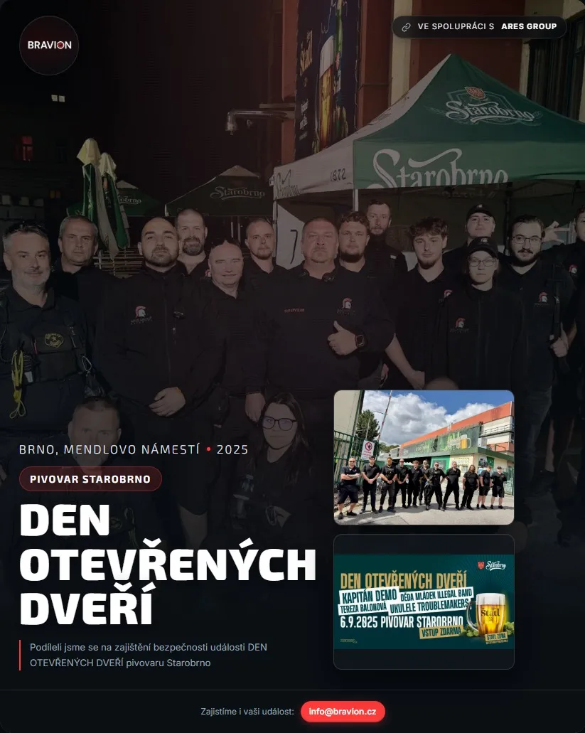 Realizace: Starobrno Den otevřených dveří - Brno